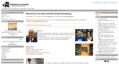 Desktop Screenshot of christian-schmidt-fachbuchhandlung.de